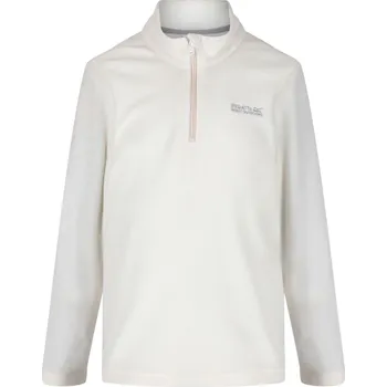Pánské oblečení REGATTA Dětská fleece mikina s půlzipem Regatta Hot Shot II BÍLÁ
