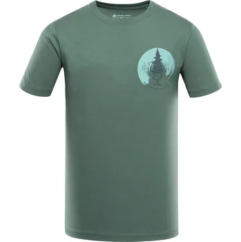 Pánská móda Pánské bavlněné triko Alpine Pro EKK - zelená / XL-G (Giant)