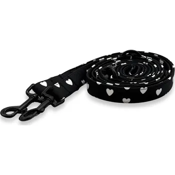 PafDog® Softshellové přepínací vodítko PafDog®, 2 délky, LÁSKA ČERNÉ DÉLKA: 2,5m, ŠÍŘKA VODÍTKA: 20 MM