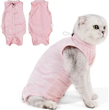 Obleček pro psa HEYWEAN Pooperační oblek pro kočky, pooperační oblek pro kočky, lékařská vesta, kastrační oblek,