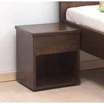 Noční stolek se zásuvkou Úzký, masiv buk cink jádrový