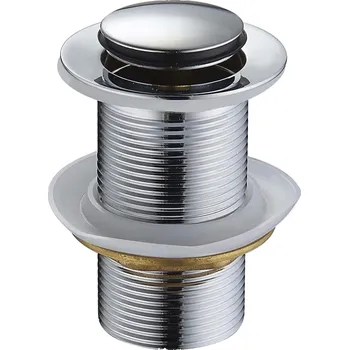 sítko a zátka do dřezu Mexen uzavíratelná umyvadlová výpust kulatý, ClickClack, malá zátka, bez přepadem, Chromová, 79915-00