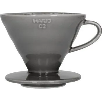 Kávovar Hario Dripper V60-02, keramický, šedý