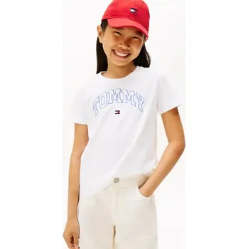 Chlapecké tričko Dětské bavlněné tričko Tommy Hilfiger KG0KG08806.9BYA bílá 00X, vel. 176