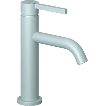 Vodovodní baterie Kludi Nova Fonte - Umyvadlová baterie s výpustí Push-Open, EcoPlus, matná světle modrá 20289O415