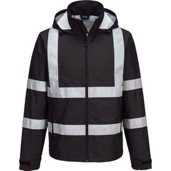 pracovní bunda PORTWEST Bunda F442 Iona Enhanced, lehká, sbalitelná POR-F442BKR6XL Černá 6XL