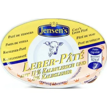 Jensen's - paštika s telecím masem a telecími játry 80g