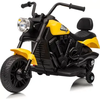 Dětské vozidlo Dětská elektrická motorka STAR žlutá
