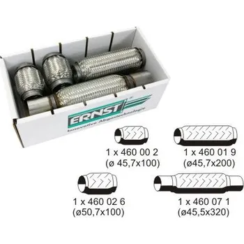 Výfukový systém Sortiment propojení výfukových dílů ERNST 460903