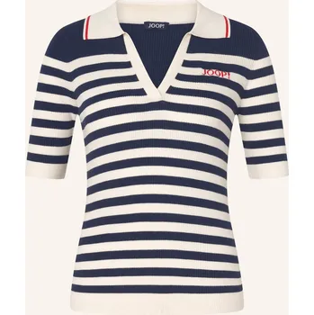 Dámská košile Joop! Dámské Pletené Polo Tričko, tmavě modrá / režná, 36