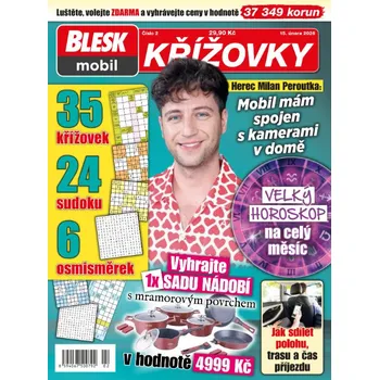 Časopis BLESKmobil Křížovky - předplatné časopisu - Roční