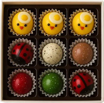 Čokoláda Chocolenka Velikonoční pralinky 9 ks