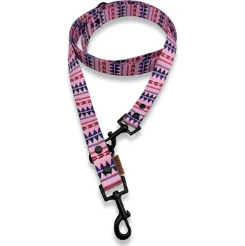 PafDog® Přepínací designové vodítko PafDog®, 5 délek, vzor PINK AZTEC DÉLKA: 1,5m, ŠÍŘKA VODÍTKA: 15 MM