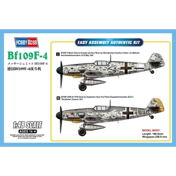 Plastikový model Messerschmitt Bf 109F-4 - Hobby Boss 81749