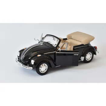 Dětské zboží Volkswagen Beetle Cabriolet Open 1:24 - Welly VW Beetle Cabrio - kovový model