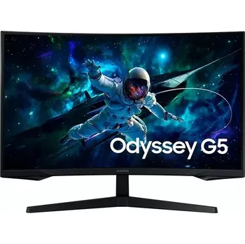 Monitor Samsung Odyssey G5 S32CG554EU – 32" QHD 165 Hz zakřivený herní monitor (Samsung Odyssey G5 32" (S32CG554EU) – QHD, 165 Hz, 1000R, VA)
