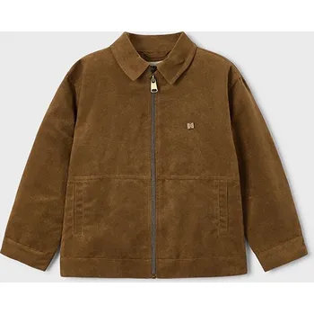 Dívčí bunda Bunda s límečkem semišová hnědá MINI Mayoral velikost: 140