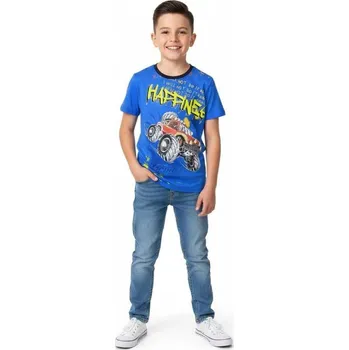 Chlapecká bunda KUGO CHLAPECKÉ TRIČKO ČTYŘKOLKA WP7317 Velikost: 116, Barva: Modrá