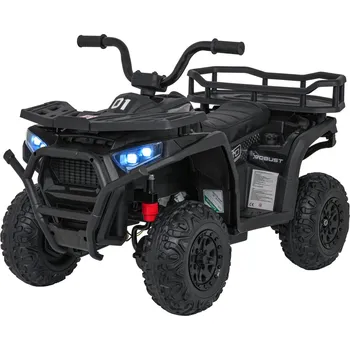 Dětské elektrovozidlo RKToys Elektrická čtyřkolka ATV Robust 01 12V černá