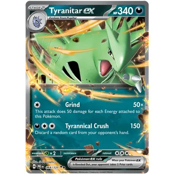 Sběratelská karetní hra Pokémon TCG Tyranitar EX 064/131