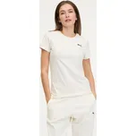 Krémové dámské tričko Puma Better Essentials - Dámské