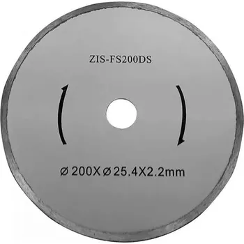 Řezný kotouč Diamantový kotouč 200x25,4x2,2mm ZIPPER FS200DSSTAND