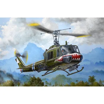Plastikový model UH-1B Huey - Gunship - Trumpeter 05112