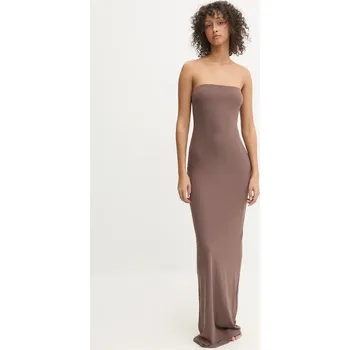 Dámské šaty Šaty Guess EVELINE O5GK00.KCDE0 hnědá 88X, vel. XL