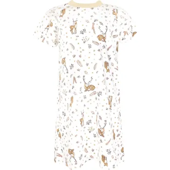 Dívčí pyžamo V-Mart, Dívčí noční košile s krátkým rukávem Srnky 140