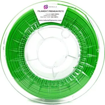 Filament Filament NEBULA / PETG / ZELENÁ "LIME" / 1,75 mm / 1 kg