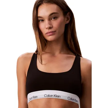 Oblečení a móda Dámská podprsenka CALVIN KLEIN-Unlined Bralette Icon Cotton Modal black Černá XS