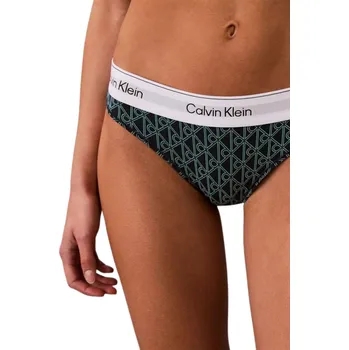 Kalhotky Dámské kalhotky CALVIN KLEIN-Bikini Briefs Icon Cotton Modal bijou modern emblem outline/stratif Šedá S