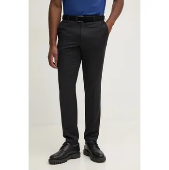 Dámské kalhoty Vlněné kalhoty BOSS 50469174 černá 99X, vel. 52