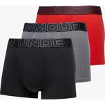 Boxerky Under Armour M Performance Cotton 3in 3-Pack Grey XL