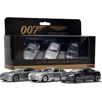 autíčko Corgi Toys Aston Martin Collection Sada 3ks: James Bond 007 1:43 - CORGI Aston Martin Collection Set - kovové modelý aut