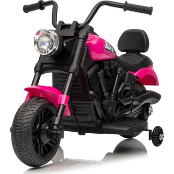 Dětské elektrovozidlo RKToys Elektrická motorka STAR 6V růžová