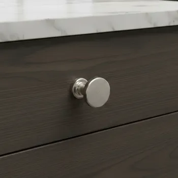 Siro Úchytka knopka DOMINICA MAXI / Nikl broušený