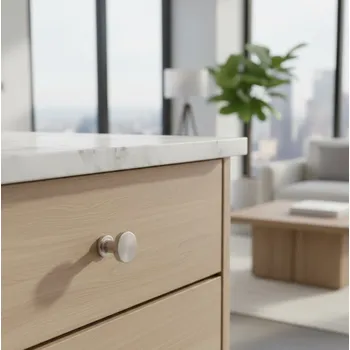 Siro Úchytka knopka DOMINICA MINI / Nikl broušený