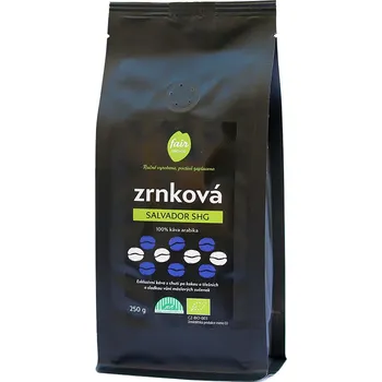 Káva Fairobchod Bio zrnková káva Salvador SHG, 500 g