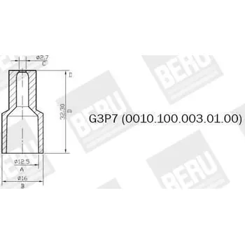 Auto-moto Držák chladiče BERU by DRiV G3P7
