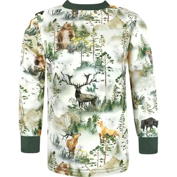 Chlapecké tričko V-Mart, Chlapecké tričko s dlouhým rukávem Lesní zvířata 134