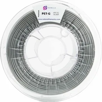 Filament Filament NEBULA / PETG / ARCTIC STŘÍBRNÁ / 1,75 mm / 1 kg