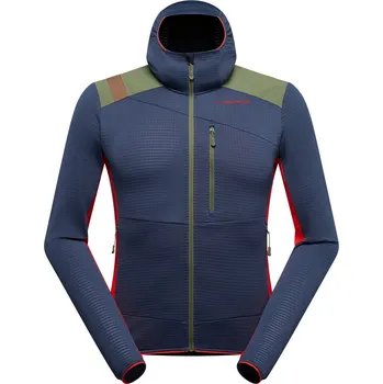 Pánská mikina La Sportiva AEQUILIBRIUM THERMAL HOODY Men Barva: Night Sky/Mountain Red, Velikost: XXL