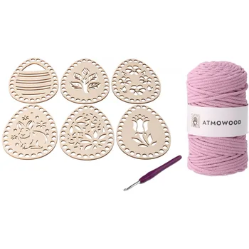 Výtvarná sada Atmowood Háčkovací sada pro začátečníky Velikonoční kraslice