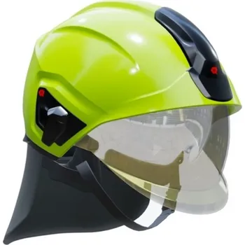 Rosenbauer zásahová hasičská přilba HEROS H30 FIRE GOLD Barva zásahové přilby: Signální žlutá - Luminescenční, Brýle na přilbu: Tmavé brýle Plnohodnotná přilba vhodná pro hašení požárů v uzavřených prostorách. iInteligentní hasičská přilba