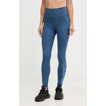 Tréninkové legíny Calvin Klein Performance LVGWS5L612 modrá 95X, vel. XS