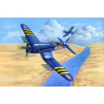 Plastikový model F4U-7 Corsair French - Hobby Boss 80392