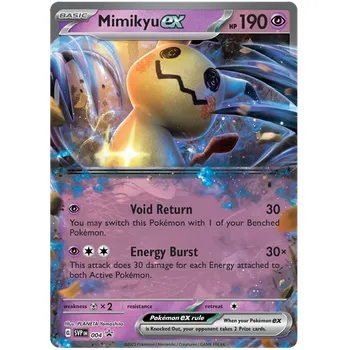 Sběratelská karetní hra Pokémon TCG Mimikyu EX SVP 004