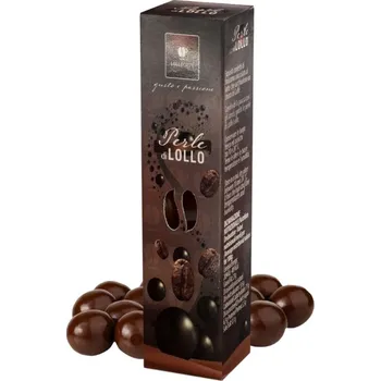 Čokoládová tyčinka Lollo Caffé Lollo Caffe Kávové perly v čokoládě 30g