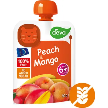 DEVA Ovocná kapsička 100% ovoce Broskev a Mango